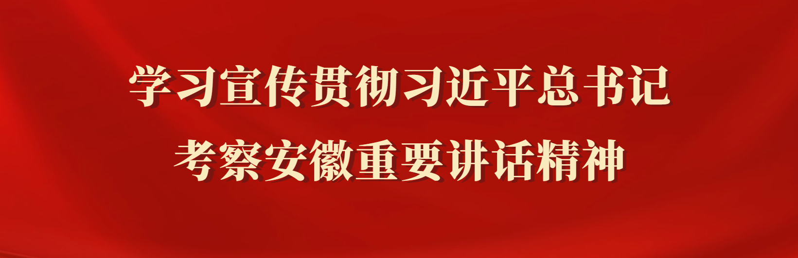 习近平总书记视察安徽重要讲话精神